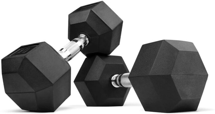 Rubber Hex Dumbbells - $1.50/LB - Image 2